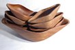 Teak Biomorphic 9-piece Salad Set