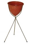 Tall Fiberglass Bullet Planter