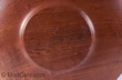 Turned Teak Platter with copper wire inlay