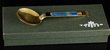 Tostrup Gold Enamel and Sterling Spoon