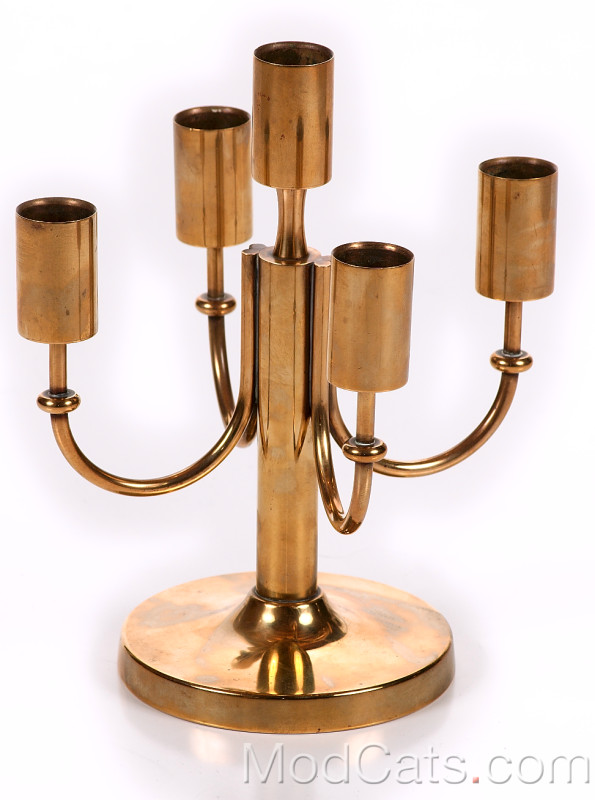 Tommi Parzinger Brass Candlestick